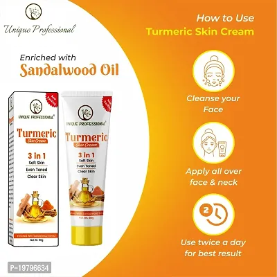 UNIQUE PROFESSIONAL 3 IN 1 TURMERIC SKIN CREAM PACK OF 4-thumb2