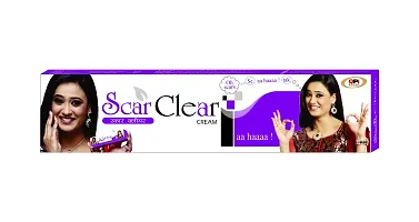 SCAR CLEAR CREAM HERBAL Ayurvedic formula for dark spots scars pack of 3, 75gm-thumb1