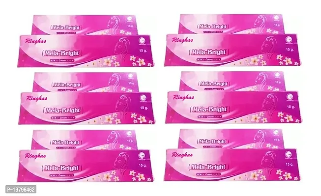 Newly Designed Mela Bright Fairness Cream 6 * 15g (Pack of 6)