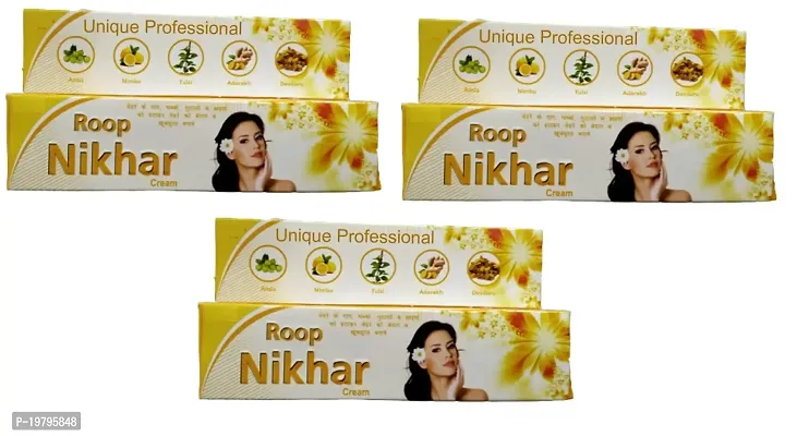 UNIQUE PROFESSIONAL ROOP NIKHAR CREAM 30 GR PACK OF 3