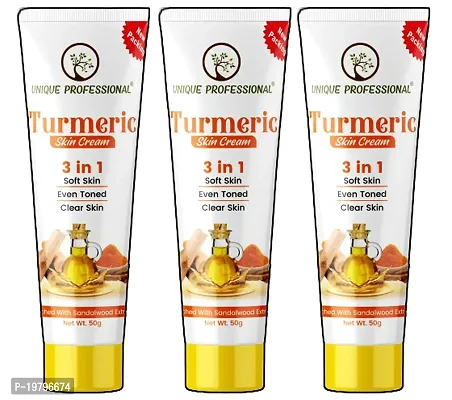 UNIQUE PROFESSIONAL 3 IN 1 TURMERIC SKIN CREAM PACK OF 3