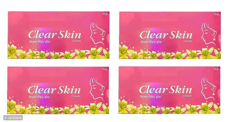 UNIQUE PROFESSIONAL ANTI ACNE PIMPLE REMOVAL CLEAR SKIN CREAM 15 GR PACK OF 4