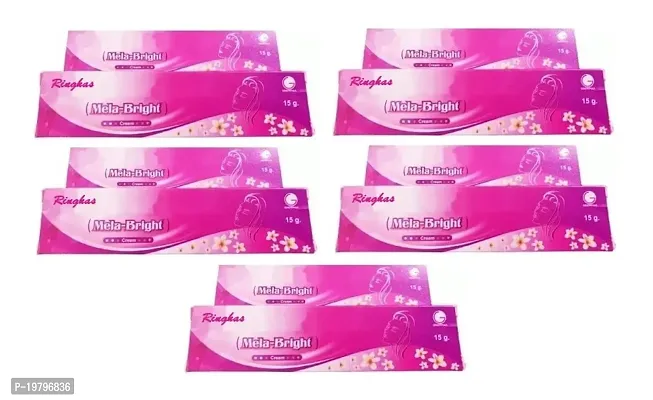 Newly Designed Mela Bright Fairness Cream 5 * 15g (Pack of 5)