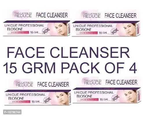 UNIQUE PROFESSIONAL ELOSONE CLEAR SKIN FACE CREAM 15 GR PACK OF 4