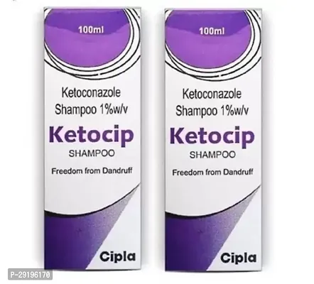 ANTIDANDRUFF KETOCIP 1 % SHAMPOO MEN  WOMEN 100 ML PACK OF 2-thumb0