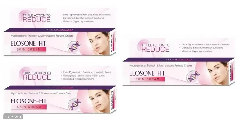 Anti Acne Elosone Ht Cream for Face 15 Gr Pack of 3