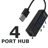 CH-13 (BLACK) USB 2.0 HUB 4 PORTS (ULTRA THIN)-thumb1