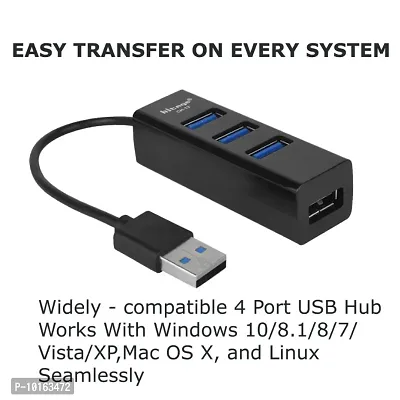 CH-13 (BLACK) USB 2.0 HUB 4 PORTS (ULTRA THIN)-thumb3