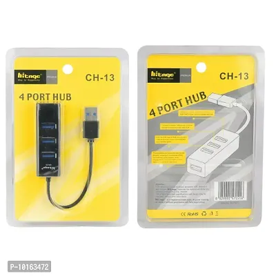 CH-13 (BLACK) USB 2.0 HUB 4 PORTS (ULTRA THIN)-thumb5