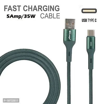 Hitage Data cable Type C WB-541 5 Amp/35W Fastest Cable  Data Transfer/Fast Charging Data Cable.-thumb0