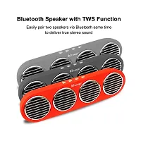 BS-315 STYLISH HOME  OUTDOOR WIRELESS BLUETOOTH SPEAKER(RED)-thumb4