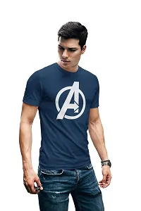 Doer Avengers Cotton T-Shirts for Men & Women Blue XX-Large Size-thumb1