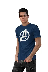 Doer Avengers Cotton T-Shirts for Men & Women Blue XX-Large Size-thumb2