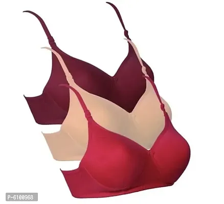 Women's Padded Full Coverage Bra Pack Of 3