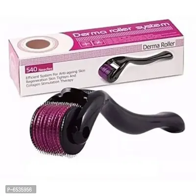 Derma Roller 0.5mm 540 Titanium Micro Needles For Hair Regrowth, Face Acne Scars and Skin Ageing-thumb0