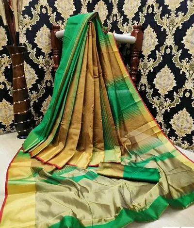 Attractive Cotton Saree without Blouse piece 