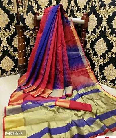 Classic Cotton Jacquard Saree without Blouse piece