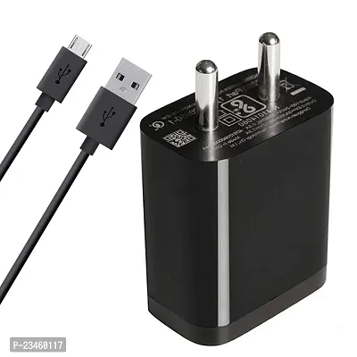 Charger|10W Wall Charger With Usb Cable|Compatible For Mobile Fast Charging |(Adapter+Usb To Micro Usb Cable)-thumb0