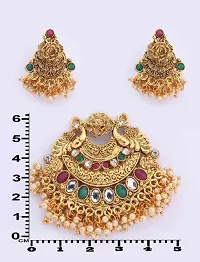 Untouched Traditional Diamond Kundan Gold Plated Pearl Designer Mangalsutra Set for Woman-thumb3