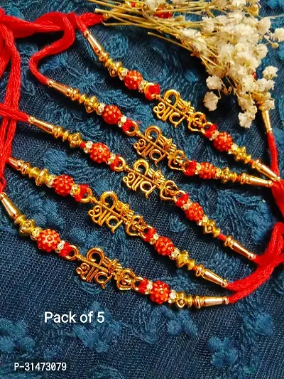 Designer Rakhi for Brother Set of 5