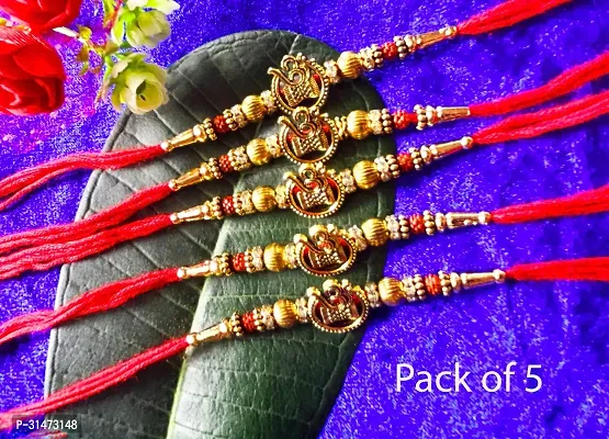 Designer Rakhi for Brother Set of 5