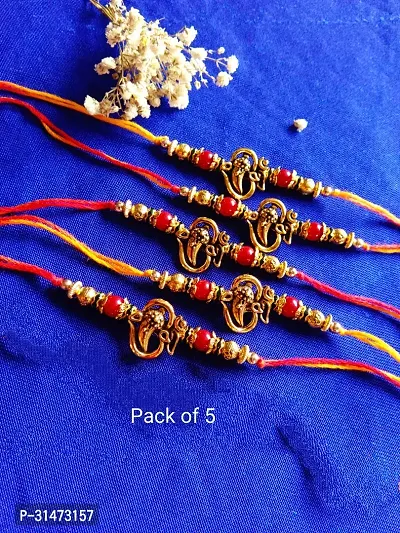 Designer Rakhi for Brother Set of 5