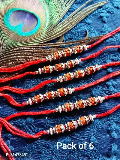 Designer Rakhi for Brother Set of 6