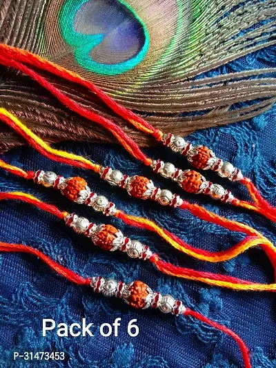 Designer Rakhi for Brother Set of 6