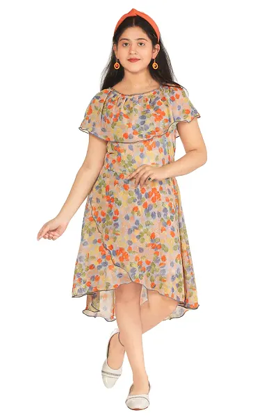 Girls Georgette Frock