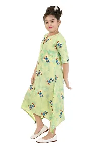 STYLO KIDS Girls 3/4 Length Party Dress Light Green-thumb1