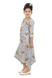 STYLO KIDS Girls 3/4 Length Party Dress Silver-thumb1
