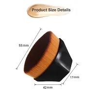 Makeup Brush DRS Blending Black Foundation Brush for Blending Liquid Blush Brush Blender Cream or Flawless Powder Cosmetics with Protective Case for Women-thumb3