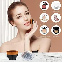 Makeup Brush DRS Blending Black Foundation Brush for Blending Liquid Blush Brush Blender Cream or Flawless Powder Cosmetics with Protective Case for Women-thumb4