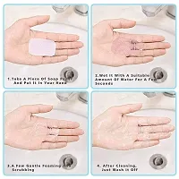 Paper Soap DRS Paper Soap Strips Box Mini Portable Travel Soap Paper Sheets Disposable Hand Washing Bath Scented Paper Soap for Outdoor, Camping Hiking (medium, 2)-thumb3