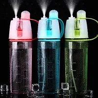 DRS Water Bottle,Water Mist Spray Bottle 2 in 1 Drink and Mist Water Bottle, Sports Spray Water Bottle Straw Outdoor Bicycle Water Mist Spray Bottle Sippers Dishwasher-thumb4