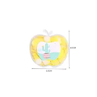 DRS Travel Soft Paper Soap in Apple Shape Design | Disposable Mini Soap Paper | Scented Soap Bath Flakes (Multicolor)-thumb2