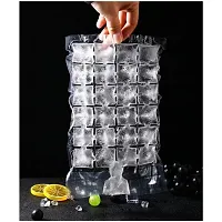 DRS Disposable Ice Cube Bags - Stackable Easy Release Ice Cube Mold Trays | Self-Seal Freezing Maker for Cocktails, Food, Wine | Cold Ice Pack Cooler Bag - Convenient-thumb2