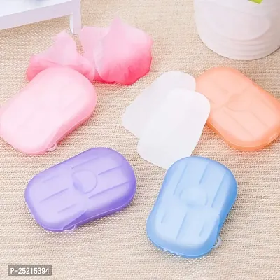 DRS Disposable Hand-Washing Cleaning Paper Soap Flakes Mini Soap Paper Travel Hand Washing Box