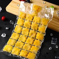 DRS Disposable Ice Cube Bags - Stackable Easy Release Ice Cube Mold Trays | Self-Seal Freezing Maker for Cocktails, Food, Wine | Cold Ice Pack Cooler Bag - Convenient-thumb3