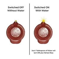 DRS Water Sensor Diyas for Diwali Decoration | Diyas for Home Decoration| Diwali Decoration Items for Home Decor Diyas | Diwali LED Diyas Candle with Water Sensing Technology E-Diya-thumb2