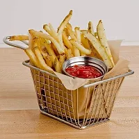 DRS Cutter Finger Chips with French Fries Chipper Potato Maker: Direct Push Operation Stainless Steel Blades with a Single Blade and a Multicolored ABS Plastic Body-thumb2