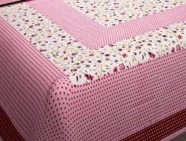 Trendy Cotton Printed Double Bedsheet with Pillow Cover-thumb1