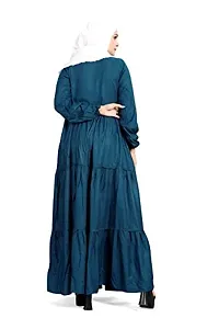 Contemporary Navy Blue Rayon Burqa For Women-thumb3