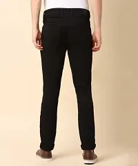 Men's Denim Black Slim Fit Jeans-thumb1