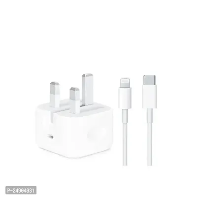 Compatible Fast Charger with C-Type And Iphone Data Cable-thumb0