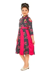 JUHI FASHIONS Printed Frock for Girls-thumb1