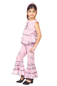 Beautiful Pink Top[ and Palazzo Set for Girls-thumb1