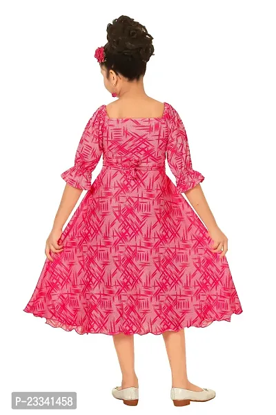 Pink Frock for Girls-thumb4