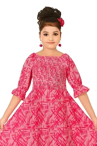Pink Frock for Girls-thumb2