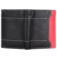 Black  Red Genuine leather For men-thumb3